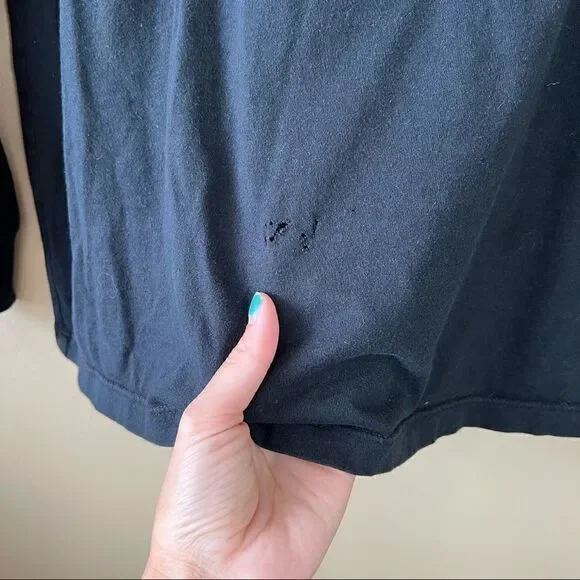 ✨ Harley Davidson Women’s Black long Sleeve Top Hollywood California XL - Picture 3 of 9